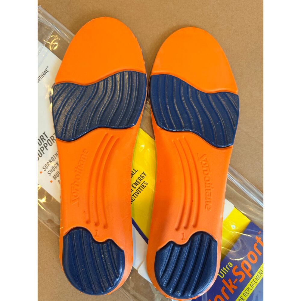 RX Sorbo Ultra Work-Sport Performance Men 5-6 Women 7.5-8.5 Insoles 1 pair - Picture 7 of 7